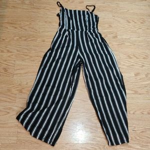 Bershka Stripped Jumpsuit